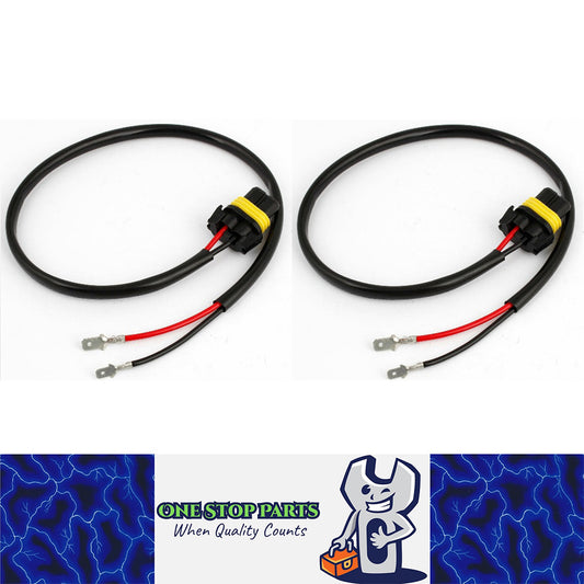 2 x HID Xenon Light Power Wire Harness Connector Cord H1 Ballast to Car Cable