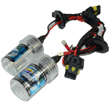 2 x H1 8000k 55w HID Globes ONLY Matched Pair ready to install to 55w hid kit