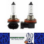 2 x Halogen H11 55w Headlight Globes Quality Australian Stock Supplier (Pair)