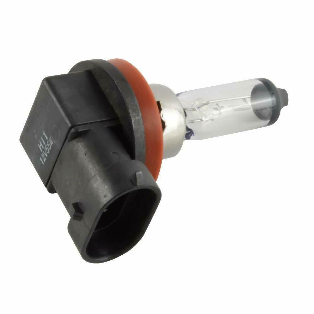 2 x Halogen H11 55w Headlight Globes Quality Australian Stock Supplier (Pair)