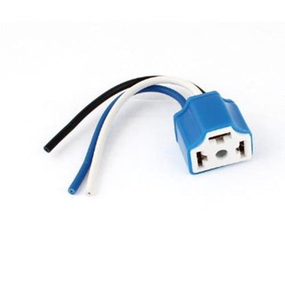 2 x H4 Pre wired H4 Sockets Female headlight 3 pin sockets