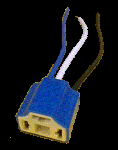 2 x H4 Pre wired H4 Sockets Female headlight 3 pin sockets