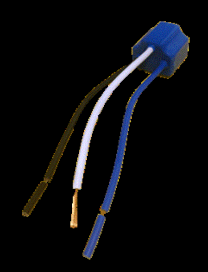 2 x H4 Pre wired H4 Sockets Female headlight 3 pin sockets