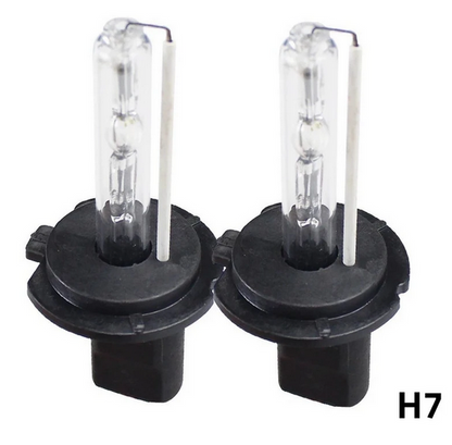 2 x H7 10,000k 35w HID Globes ONLY Matched Pair ready to install to 35w hid kit