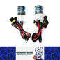 2 x H9 8000k 35w HID Globes ONLY Matched Pair ready to install to 35w hid kit