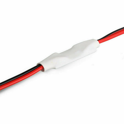 5 X LED STRIP CONNECTORS SMD 3528 2835 SINGLE END 2 WIRE 8MM PCB BOARD ADAPTER