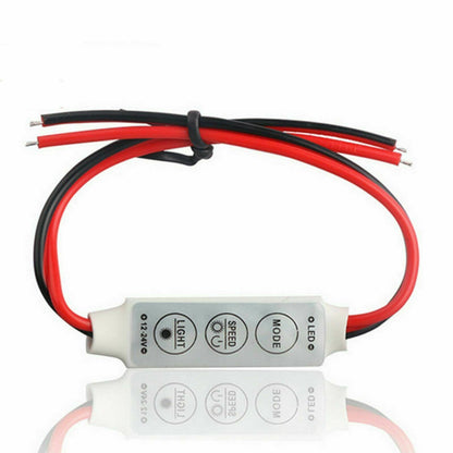 5 X LED STRIP CONNECTORS SMD 3528 2835 SINGLE END 2 WIRE 8MM PCB BOARD ADAPTER