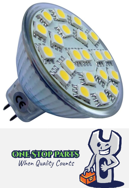 10 X 12v DC MR11 21 SMD 180 DEGREE 280LM WARM WHITE 35mm LIGHT REPLACEMENT