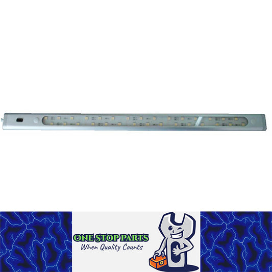 12V DC WARM WHITE 500MM THIN 7MM ALUMINUM STRIP LIGHT WITH IR ON/OFF SWITCH