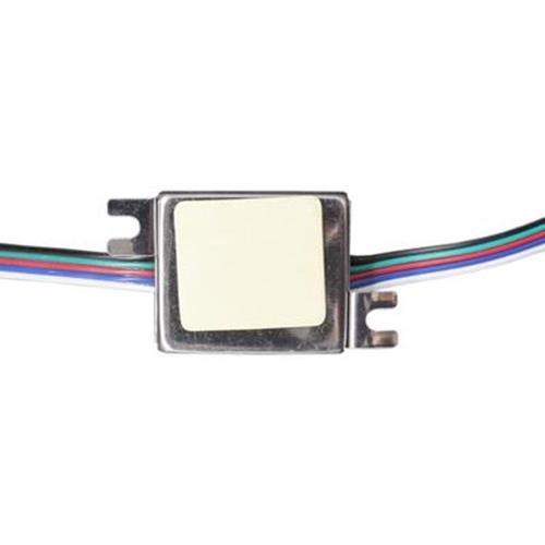 4 x 12v Waterproof Module RGB adhesive block with mounting tabs for signage