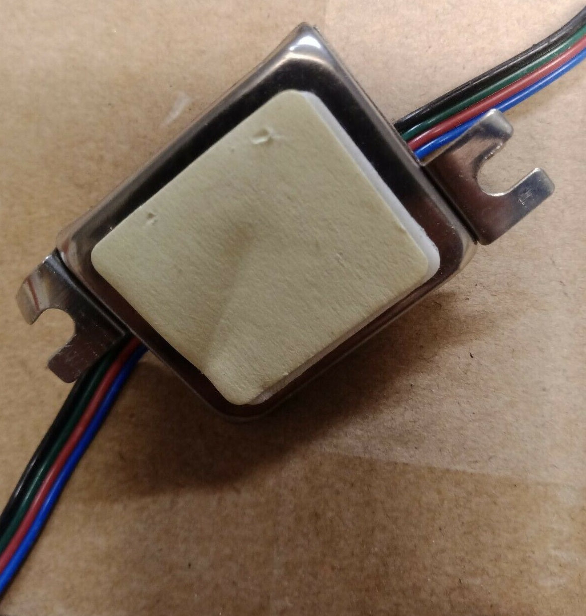 4 x 12v Waterproof Module RGB adhesive block with mounting tabs for signage