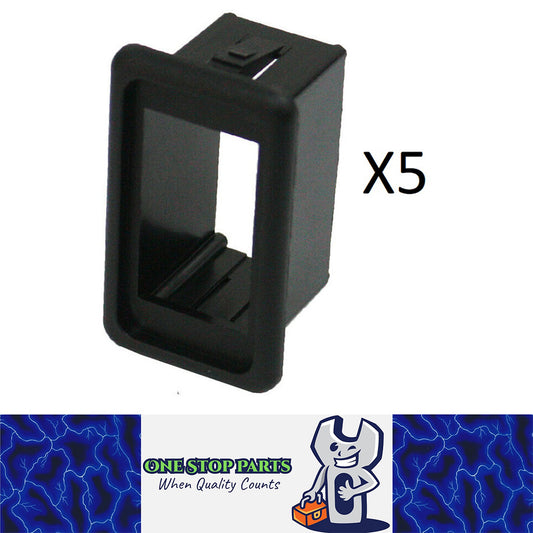 5 X Single Panel Rocker Switch Holder Suits ARB and Carling Rocker Switches