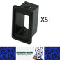 5 X Single Panel Rocker Switch Holder Suits ARB and Carling Rocker Switches