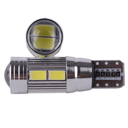 2 x 12V T10 PINK PURPLE VERY BRIGHT LED 10 SMD T10 360 DEGREE LIGHT 270LM