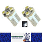 2 X 12V T10 4SMD COOL WHITE CANBUS GLOBES 32 LUMENS FOR LED DASH GLOBE PARKERS
