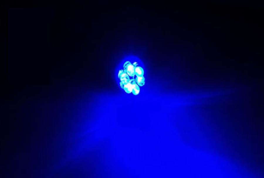 10 X BLUE 12V T10 6 LED GLOBE REPLACEMENT 90 LUMENS GREAT FOR PARKERS DASH 10PC