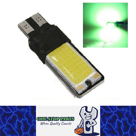 12V T10 GREEN DOUBLE SIDED COB 350LM FOR INTERIOR LIGHT , JAYCO CARAVAN ETC