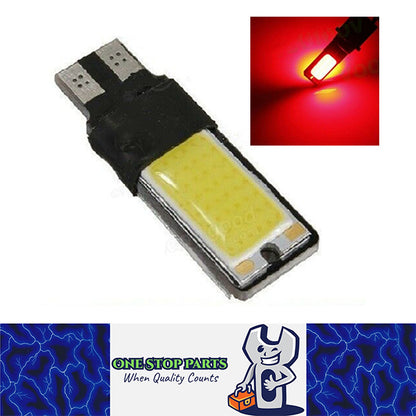 12V T10 RED DOUBLE SIDED COB 350LM FOR INTERIOR LIGHT , JAYCO CARAVAN ETC