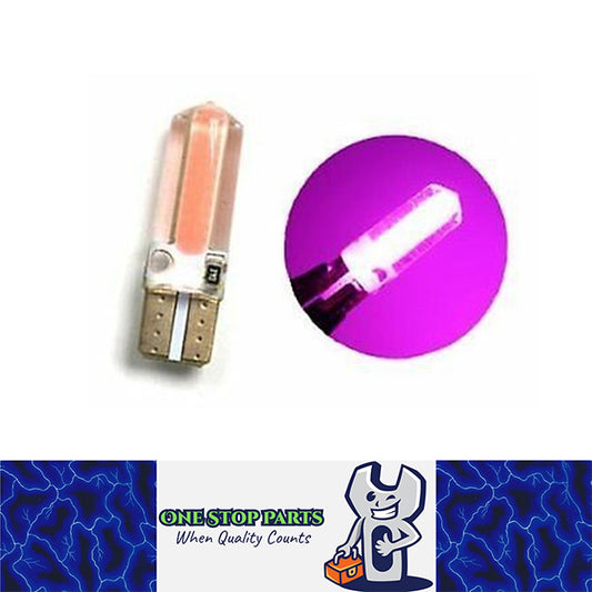 12V T10 PINK PURPLE GEL COB VERY BRIGHT 360 DEGREE LIGHT 200LM 360 DEGREE SHINE