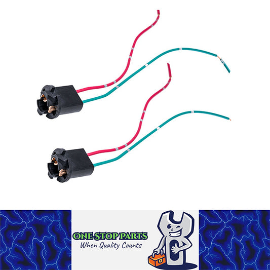 2 x T10 T15 Globe Socket Connector with wire cable suit Wedge Globe LED SMD T10