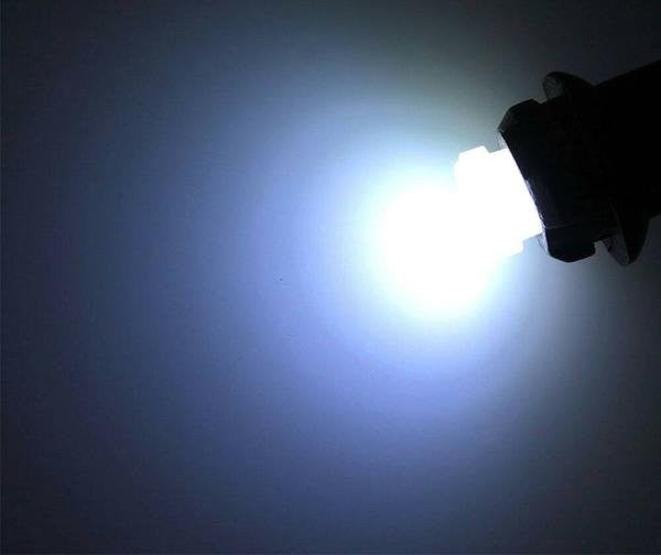 2PCS WHITE 12V T10 CERAMIC PLASMA 360 DEGREE LIGHT 6000K SUPER WHITE