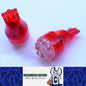 PAIR 12V T15 9 LED RED WEDGE GLOBES ALSO SUITS T10 BASE MOUNT 2PCS