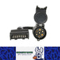 TRAILER PLUG ADAPTOR 7 PIN FLAT MALE TO 7 PIN ROUND FEMALE TRAILER ADAPTER