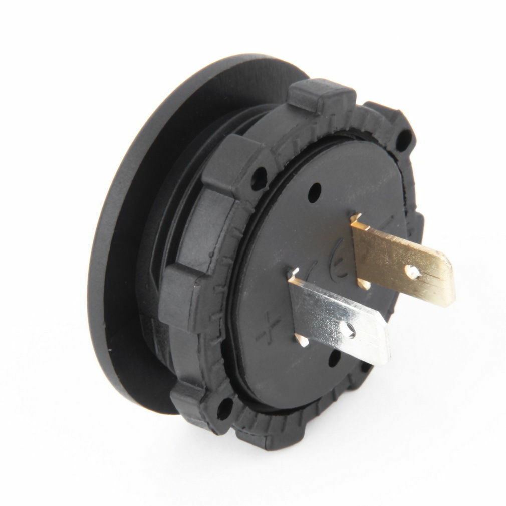 1PC 6-33V WHITE DISPLAY VOLT METER 35MM DIAMETER SINGLE VOLT GAUGE LED DISPLAY