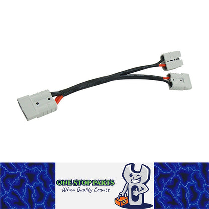 30cm 50 Amp Anderson Plug Style Connector Y Adaptor Splitter Cable 50Amp