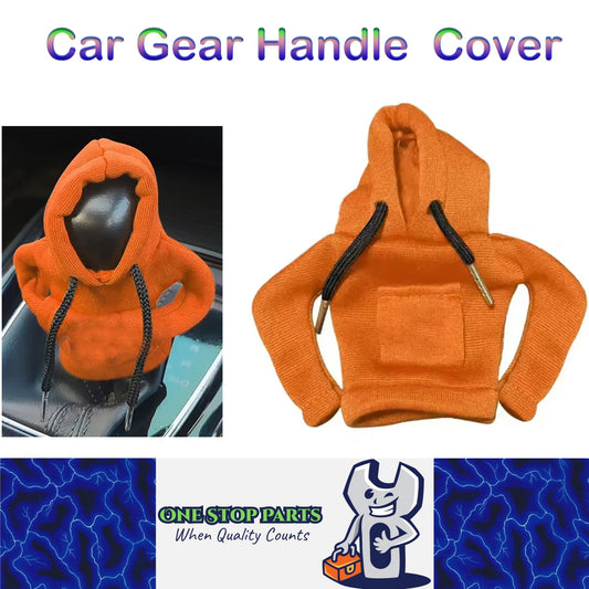 Orange Hoodie Car Gear Shift Knob Cover Gearshift Handle Gear Lever Cover
