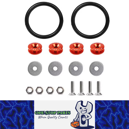 Universal Quick Release Fasteners Kit for Car Front Rear Bumper Hatch Cover