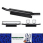 Black Nudge Bar Front Number Plate Car for Light Bar and/or Driving lights LED