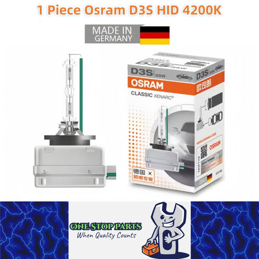 1 x OSRAM D3S HID Xenon Globe 4200K Headlight Original Osram D3S HID Bulb