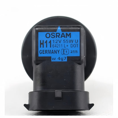 OSRAM H11 12V 55W Halogen Headlight Bulbs 3200K Globes 64211 OEM Made in Germany