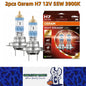 2 x Osram H7 12V 55W Night Breaker 220 Halogen +220% Bright 150m Distance 3900K