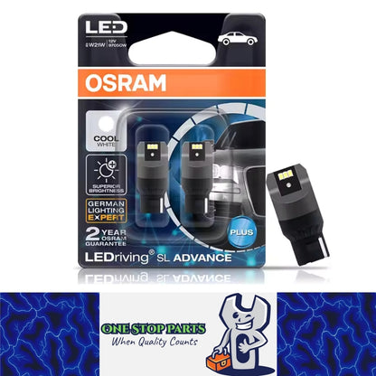 OSRAM T20 7440 LED 12V 6000K W21W LEDriving SL Advance Osram Orginal T20 Globes