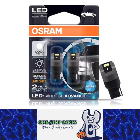OSRAM T20 7440 LED 12V 6000K W21W LEDriving SL Advance Osram Orginal T20 Globes