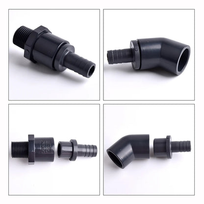 5 x OD50-40mm Pagoda Connector UPVC Hose Barb Fitting Water Pipe Joint Adapter
