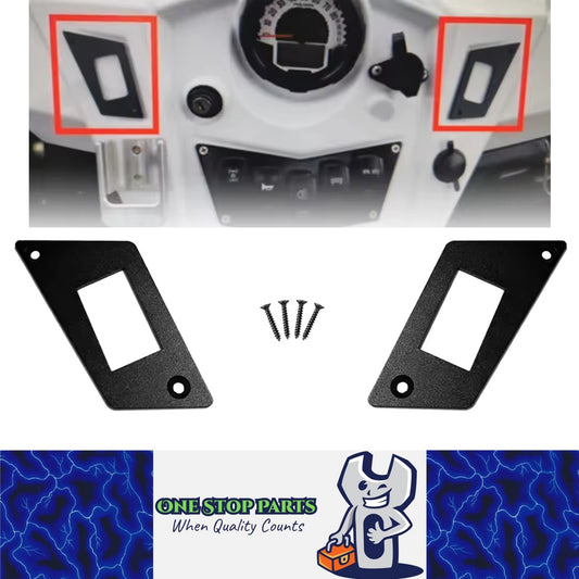Pair Single Rocker Switch Panel Holder Alloy Frame 37x21mm Carling ARB Switch