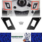 Pair Single Rocker Switch Panel Holder Alloy Frame 37x21mm Carling ARB Switch