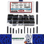 435pcs Roll Pin Kit Slotted Tension Pins Split Dowels & Expansion Spring Pin