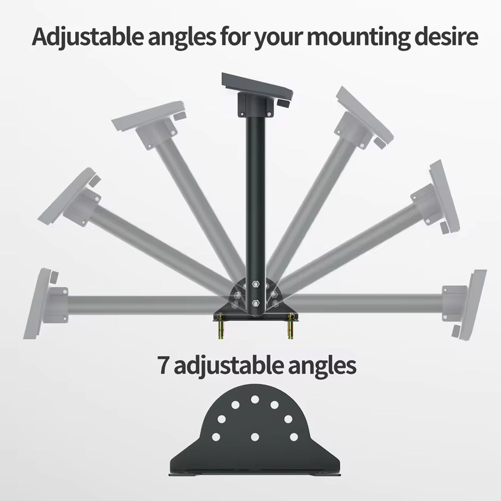 For Starlink Gen 3 Roof Mount Bracket Adjustable Angle 390mm Pole Wall Mount