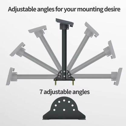 For Starlink Gen 3 Roof Mount Bracket Adjustable Angle 390mm Pole Wall Mount