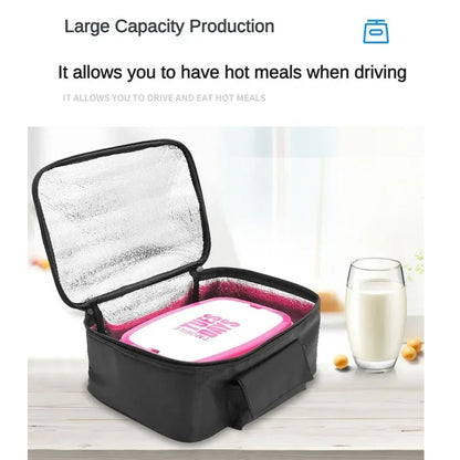 Portable Car Food Warmer Box 12V Car Electric Heating Lunch Food Heater