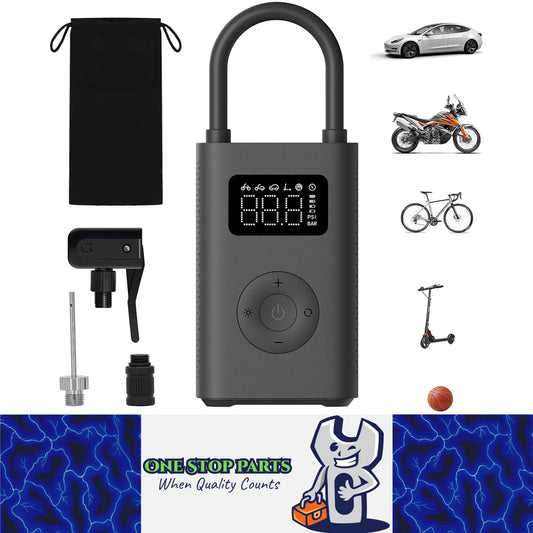 Portable Rechargeable Tire Inflator 150psi Air Pump Compressor Car Bicycle Ball