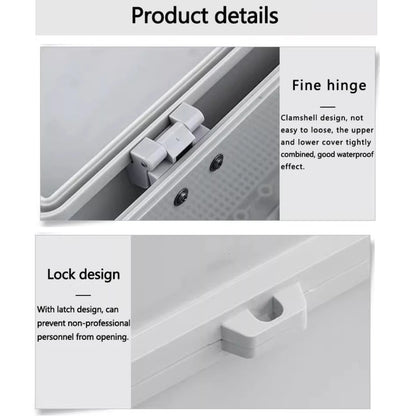 Waterproof Outdoor Electrical Box 500x400x200MM Plastic Enclosure Junction Box