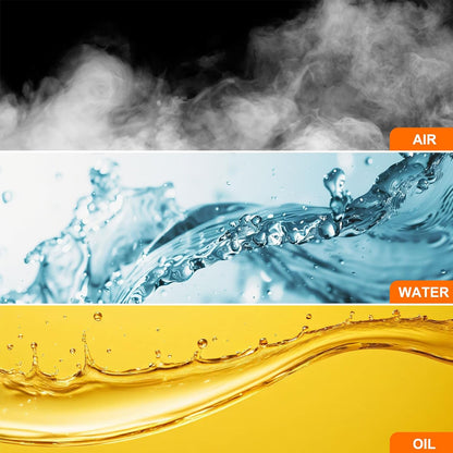 10M 10x6.5mm Transparent PU Air Hose Pneumatic Tube Pipe Compressor Water Fluid