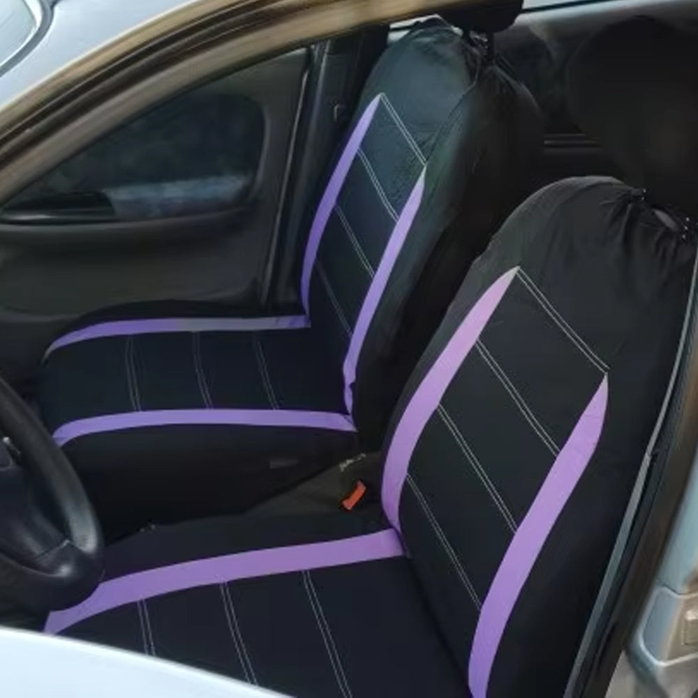 5 Seats Purple Car Seat Covers Universal Size Fit For Most Car SUV Truck Van