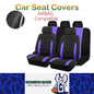 5 Seats Purple Car Seat Covers Universal Size Fit For Most Car SUV Truck Van
