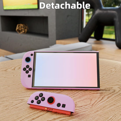 Purple Dockable Protective Cover Slim Protector Case for Switch 2 & Joy Con 2025